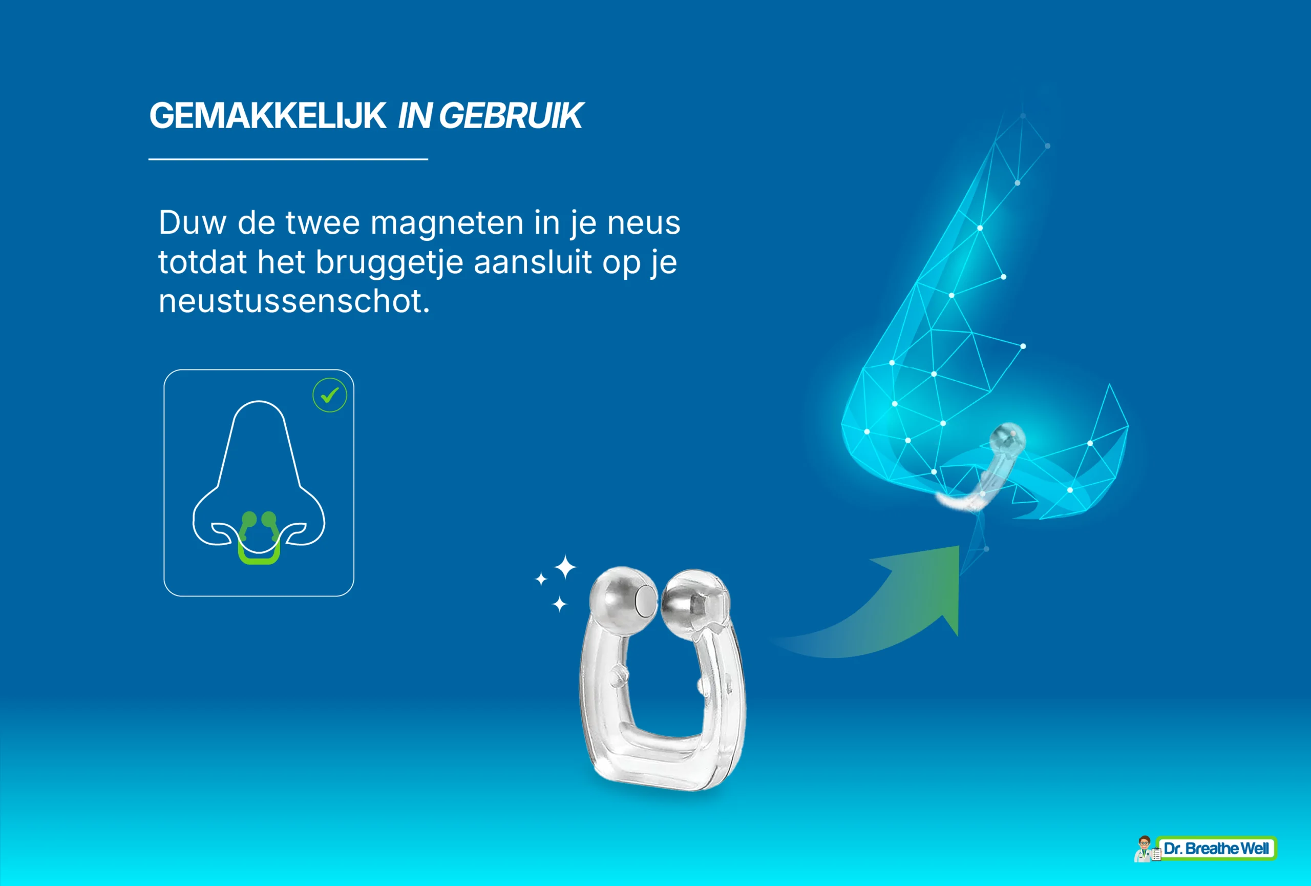 Dr. Breathe Well - neusclipt tegen snurken